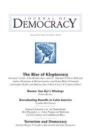 Journal of Democracy Volume 30, Number 1, January 2019 Table of contents Illiberal Democracy and the Struggle on the Right Marc F. Plattner 5 The Road to Digital Unfreedom I.