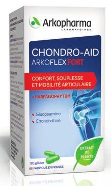 Tube 75 ml CHODRO-AID 12,60 13,70 11,05 CHODRO-AID ARKOFLX FORT - Association de glucosamine 1500, de chondroïtine 1200, vitamine et sélénium, contribue à la reconstruction du 191 242 cartilage pour