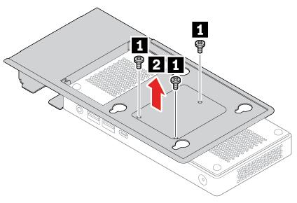 9. Installez le système de retenue du boîtier d'alimentation à l'ordinateur. 10. Retournez l'ordinateur de façon à ce que le carter inférieur soit orienté vers le bas. 11.