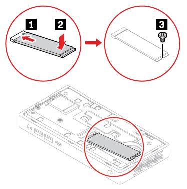 Disque SSD M.2 Condition préalable Avant de commencer, lisez Annexe A «Consignes de sécurité importantes» à la page 55 et imprimez ces instructions. Procédure de remplacement 1.