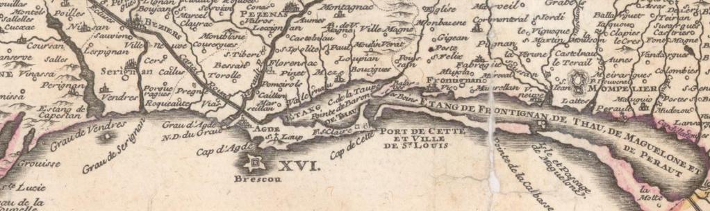 Annexe XIII Nicolas de Fer, Carte du Languedoc et son
