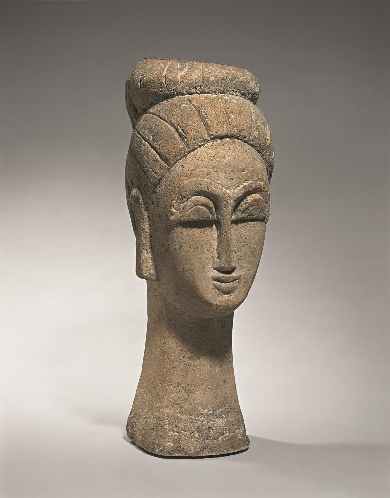 Woman s Head (With Chignon) 1911-12