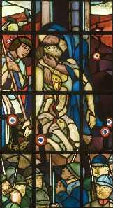 14 Figure 13 Jean Hébert-Stevens et Albert Rinuy, Pietà, d après Maurice Denis, présentée dans le Pavillon du vitrail de l Exposition internationale de 1925, vitrail, 171 x 109,5 cm, musée des