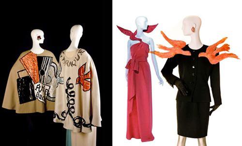 Yves Saint-Laurent, Les robes colombes de Braque,