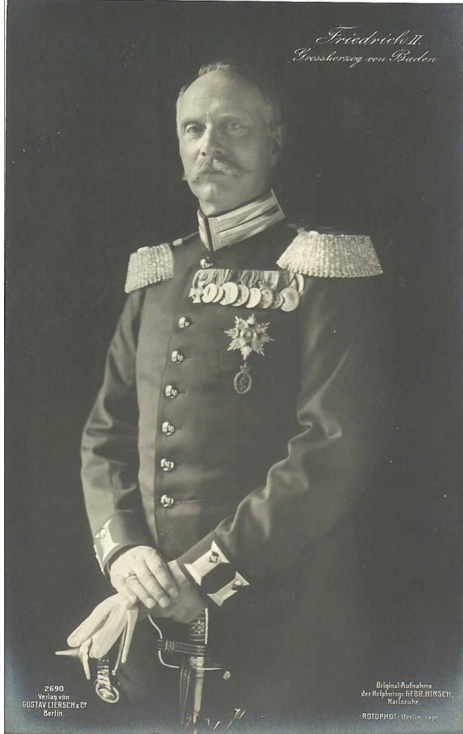 19 Frédéric II, Grand-Duc de Bade (1907-1918) Que
