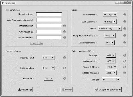 VIII. Erweiterte Optionen Konfiguration Verbinden Sie Ihr SYS'NAV mit dem SYS PC Tool, um Zugriff auf erweiterte Optionen zu erhalten.