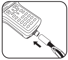 Connecter la sonde au terminal portatif Câble de terrain Tous les câbles EXO sont dotés de connecteurs 6 broches qui sont enfichables en immersion.