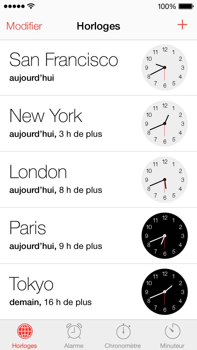 Ajouter des horloges pour afficher l heure d autres grandes villes et fuseaux horaires.