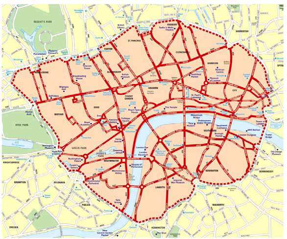 Source : Transport for London «Fourth-annual-impacts-monitoring-report» Juin 2006.