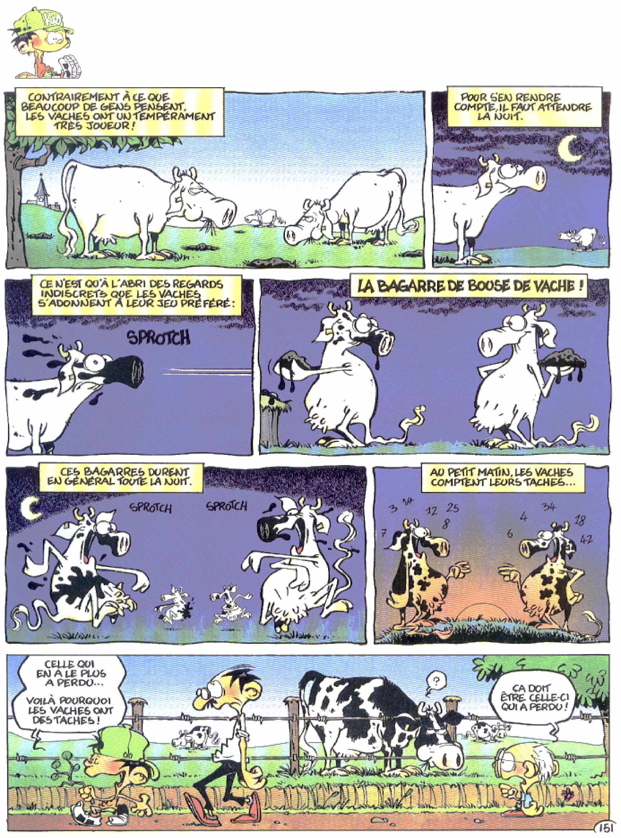 Pourquoi les vaches ont-elles des taches?