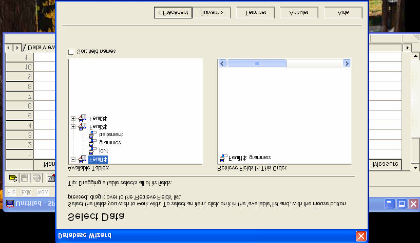 xls) Importer les données dans SPSS Ouvrir SPSS Cliquez sur File Open a database New query Sélectionnez «Fichiers Excel», cliquez sur suivant Figure 14 Sélectionnez la ou les feuilles Excel