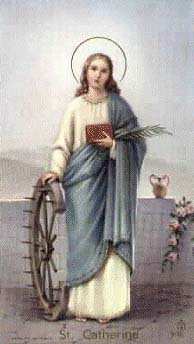 Sainte Catherine d Alexandrie Femme richement