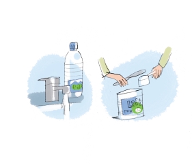 La conservation du lait des biberons Lait en poudre : si votre bébé ne finit pas son biberon, jetez le reste de lait.