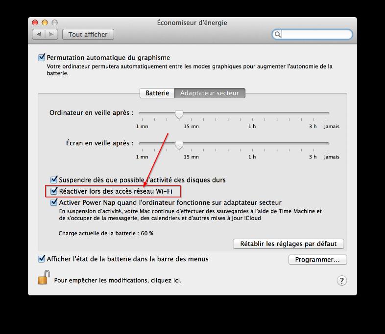 Configurer TeamViewer 4.1 Configurer la carte réseau Pour activer le Wake-on-LAN pour la carte réseau sous Mac OS X, suivre ces étapes : 1. Démarrer le Mac. 2. Cliquer sur Préférences système.