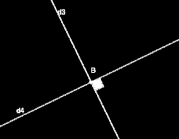 sécantes en A Le point A est le point d intersection des 2