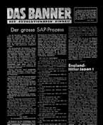3 Informations du groupe Neu Beginnen sur l Allemagne nazie. 1 Article sur le début du procès SAP à Berlin. 4 Fritz Erler travaille dans la résistance avec Neu Beginnen.