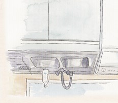 radical. Évier et robinetterie Passer une éponge humide avec du liquide vaisselle sur laquelle on saupoudre du bicarbonate de soude, ou utiliser la crème ou la pierre récurante. Rincer.