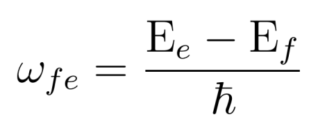 9 Condition sur la structure de l interféromètre Rappel: Emission spontanée de lumière par un atome à 2 niveaux d énergie Etat excité Energie