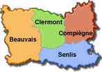 Picardie L arrondissement de Compiègne dans l