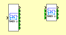 Icône : A gauche la version normale, à droite la version avec consignes externes.