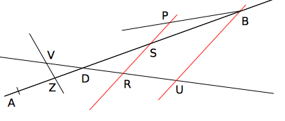 4G2 Triangles et parallèles ST- QU TU T SOUVINS? 1) On te donne une droite (d) et un point n'appartenant pas à cette droite.