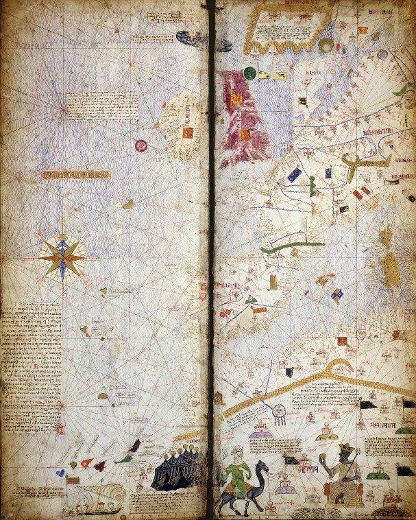 Histoire des cartes marines Avant le XII ème siècle, on naviguait presque exclusivement en vue des côtes, d'après des itinéraires appelés "périples" dans l'antiquité, et "portulans*" au Moyen-âge.