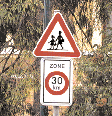 km/h aux abords des écoles