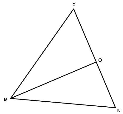 Exercice 6 ( 7 points ) PARTIE GEOMETRIE ( 18 points ) La figure ci-contre n est pas représentée en vraie grandeur. On indique que : N, O, P sont alignés.