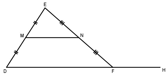 Aide : Un tableau de valeurs des carrés est donné en Annexe n 2 Exercice 7 ( 7 points ) La figure ci-contre n est pas représentée en vraie grandeur. On indique que : F [DH]. EM = 3 cm et DF = 9 cm.