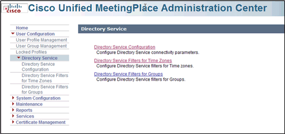 Filtres de service d'annuaire pour des fuseaux horaires L'un de ces champs qui ne sont pas disponibles dans Cisco Unified Communications Manager (par l'intermédiaire du LDAP) sont blanc de gauche