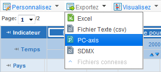 Fichier Texte (csv) Cliquez sur l'option Exporter, puis sélectionnez Fichier texte (csv).