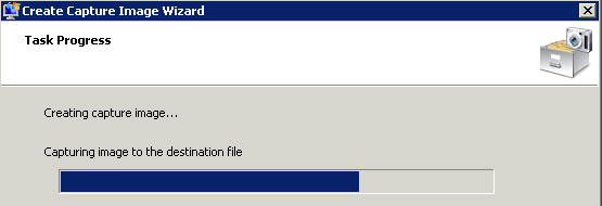 7. Capture d image Une image de capture permet «d aspirer» le contenu du disque dur d une machine afin d en créer une copie sur le serveur WDS.