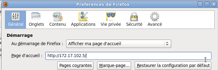 2-3. Paramétrage de Mozilla Firefox : Pour accéder au serveur du lycée et à Internet. Il faut paramétrer le logiciel «Mozilla Firefox» de votre système invité. Pour cela lancer votre système invité.