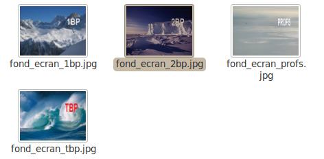 Dans le dossier «fonds_ecrans_linux», ce trouve trois fichiers jpeg (extension jpg).