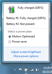 Utilisation de la batterie La tablette PC est alimentée par la batterie lorsqu elle n est pas branchée sur le secteur.