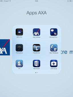 Une accélération sur le mobile Site Internet Développement d applis (illustrations) Site mobile axa.