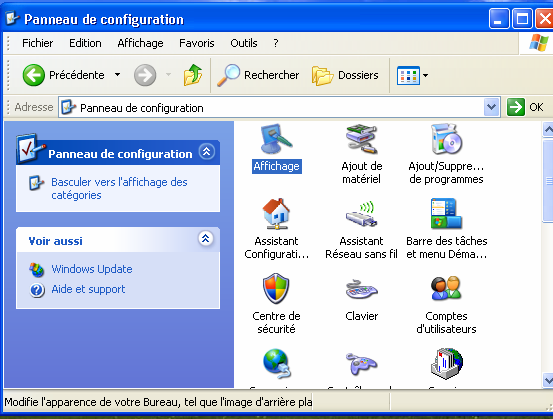 Initiation au système d'exploitation Mais surtout d'ouvrir tous les programmes de Windows ou installés. Exemple : En utilisant le bouton démarrer, Ouvrez la fenêtre de Panneau de configuration!