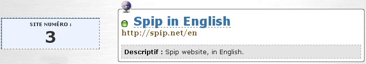 Spip Pratique 1.9 - Fabriquer son site web avec Spip 1.9x 1. Les sites référencés Ce sont les sites, ou les pages, que vous référencez, afin d'en faire profiter vos internautes.