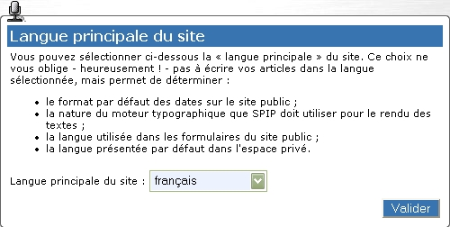 Spip Pratique 1.9 - Fabriquer son site web avec Spip 1.9x 4.1. Langue principale du site La gestion multilingue est complexe à gérer.