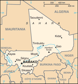 LA GESTION DE LA CHAÎNE D APPROVISIONNEMENT DES PRODUITS DE SANTE AU MALI 1. PROFIL GÉNÉRAL DU PAYS Le Mali est un pays continental, situé au cœur de l Afrique de l Ouest.