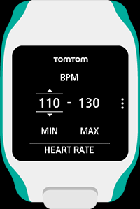 Cardio : sélectionnez cette option pour définir votre zone de fréquence cardiaque cible, qui peut être une zone personnalisée ou une zone prédéfinie.
