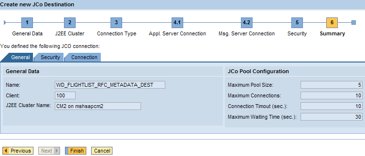 Dans le système SAP code de transaction SU01, créez l utilisateur JCO_USER avec comme type Communications Data.
