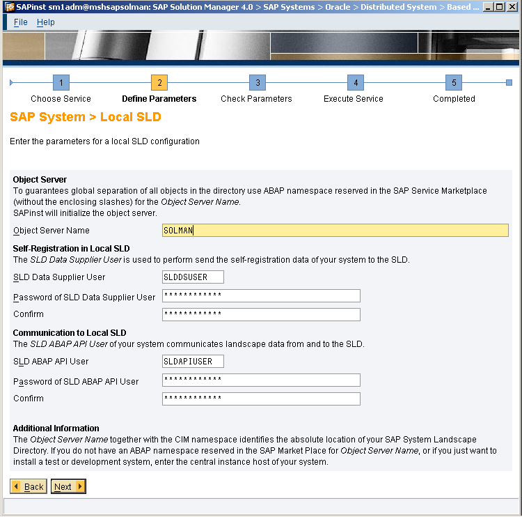 Le SAP System Landscape Directory (SLD) est désigné pour enregistrer les systèmes SAP de votre paysage système.