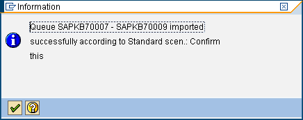 Dans le «Support Package Manager» (code de transaction SPAM), affichez les nouveaux paquets disponibles pour l installation.