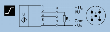 crm+35/iu/tc/e sorties sortie 1 temps de réponse retard de mise à disposition entrées entrée 1 matériau transducteur ultrasonique sortie analogique courant : 4 20 ma / tension : 0 10 V (si U B 15 V),