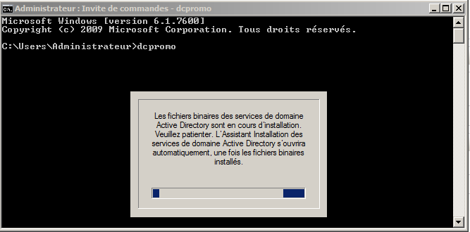 4. Installation des Rôles Active Directory et DNS L'Active Directory nous permettra également d'installer le serveur DNS.