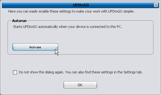 HDDtoGO vous permet de compresser les documents que vous voulez synchroniser afin de pouvoir utiliser plus efficacement l'espace du disque flash USB.