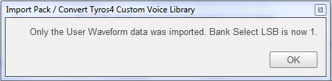 Dans Yamaha Expansion Manager : Cliquez sur + puis sur Import Pack qui apparait alors.