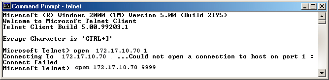 DX400 Notice d'installation 7. Programmation de la centrale FR 35.34. Un message est affiché selon lequel la connexion est perdue 35. Cliquez sur OK pour fermer la fenêtre Telnet 36.