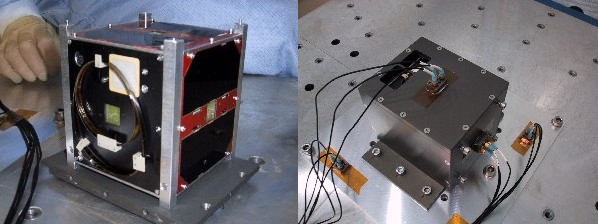 Annexe B Tests vibratoires de COMPASS-1 Parallèlement au travail sur ESEO, des essais de vibration sur un autre satellite étudiant ont été suivis, il s agit du satellite COMPASS-1.